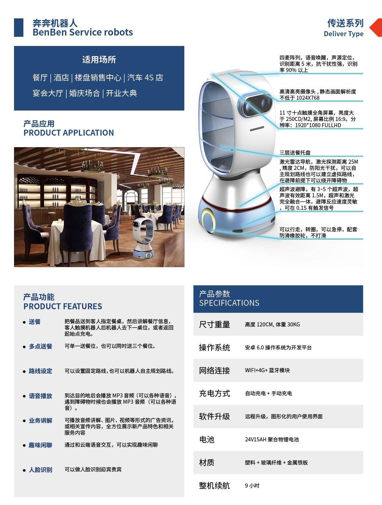 奔奔機器人產品介紹